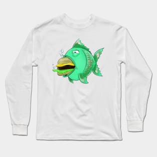 Fish Burger Long Sleeve T-Shirt